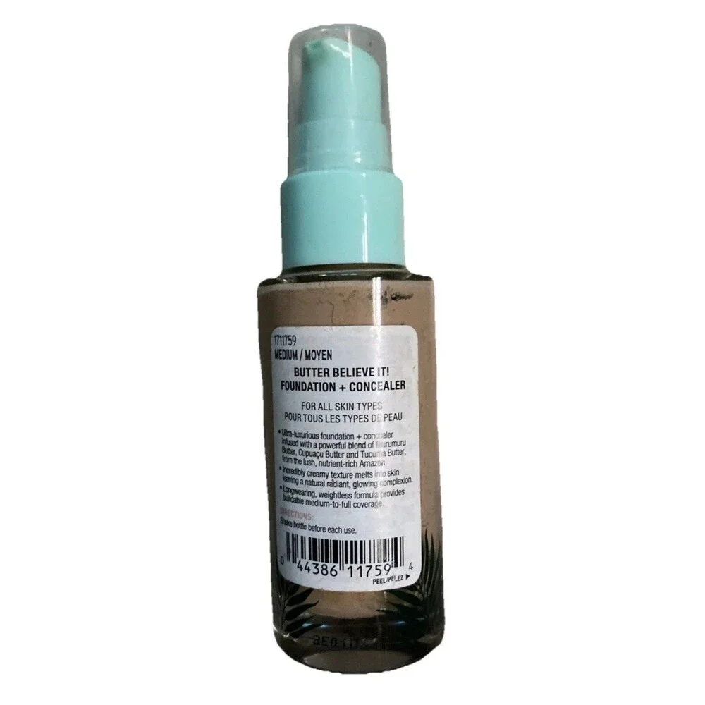 Physicians Formula Believe It Foundation + Concealer Combined-Medium 1oz Pump
